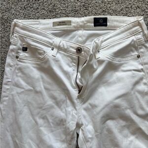 Ag Adriano Goldschmied White Slim Jeans